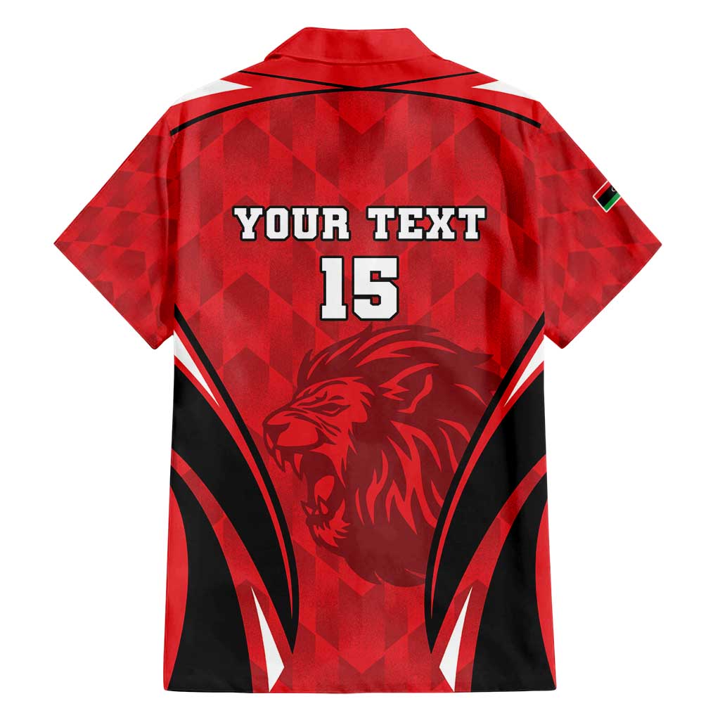 Custom Libya Football Family Matching Puletasi and Hawaiian Shirt Go Fursan al-Mutawasit - Wonder Print Shop