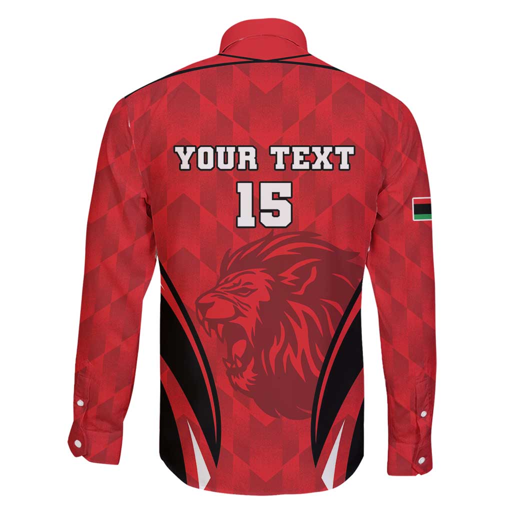 Custom Libya Football Family Matching Short Sleeve Bodycon Dress and Hawaiian Shirt Go Fursan al-Mutawasit - Wonder Print Shop