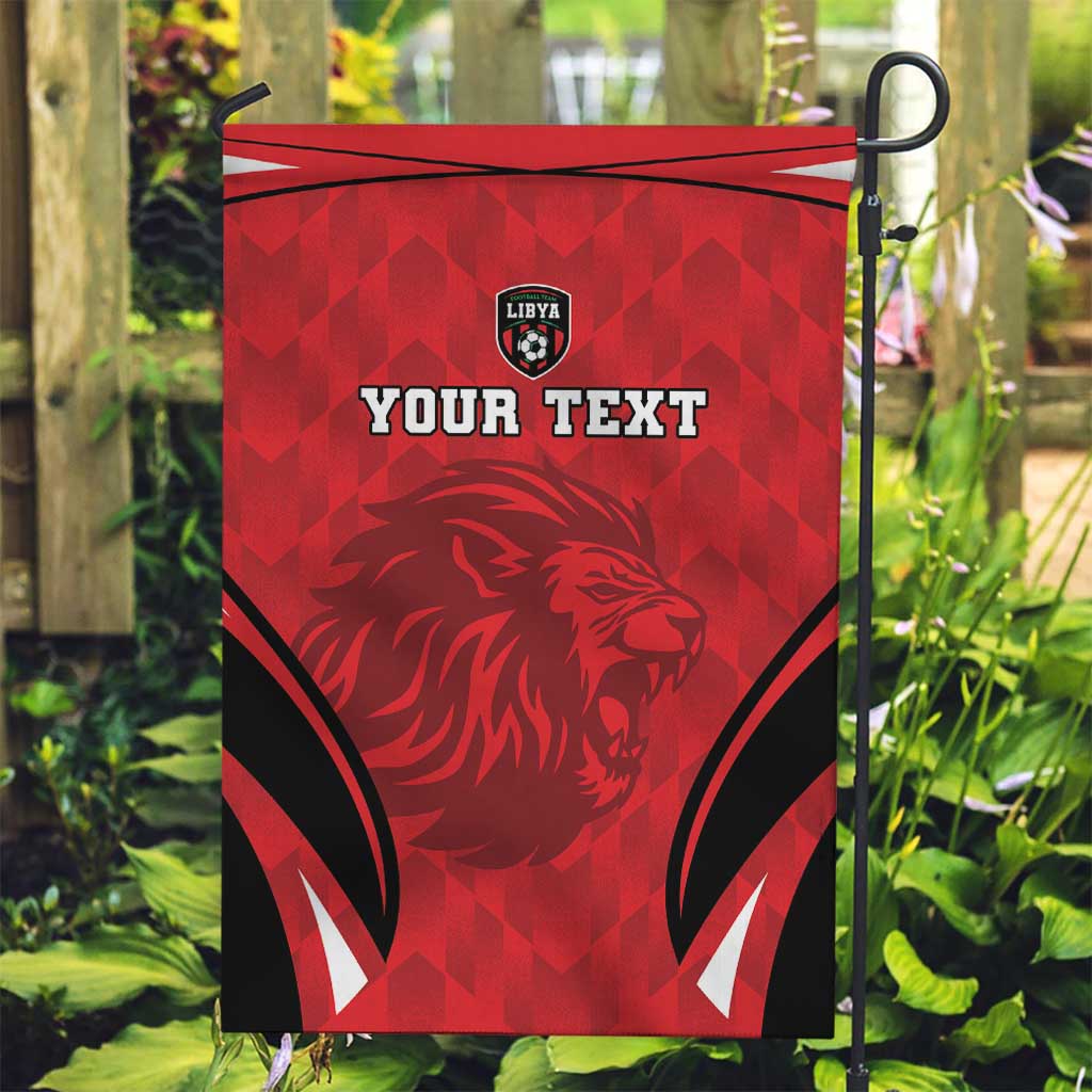 Custom Libya Football Garden Flag Go Fursan al-Mutawasit - Wonder Print Shop