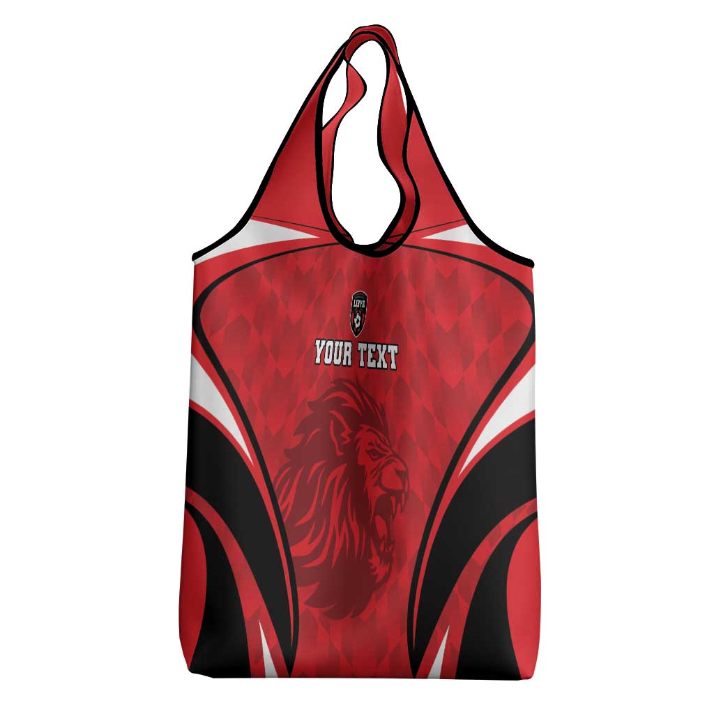 Custom Libya Football Grocery Bag Go Fursan al-Mutawasit