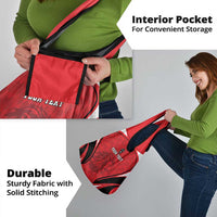 Custom Libya Football Grocery Bag Go Fursan al-Mutawasit