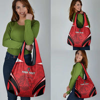 Custom Libya Football Grocery Bag Go Fursan al-Mutawasit