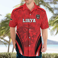 Custom Libya Football Hawaiian Shirt Go Fursan al-Mutawasit - Wonder Print Shop