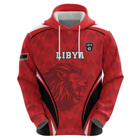 Custom Libya Football Hoodie Go Fursan al-Mutawasit - Wonder Print Shop