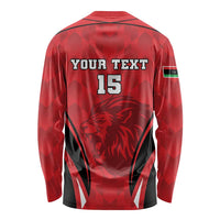Custom Libya Football Long Sleeve Shirt Go Fursan al-Mutawasit - Wonder Print Shop