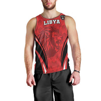 Custom Libya Football Men Tank Top Go Fursan al-Mutawasit - Wonder Print Shop