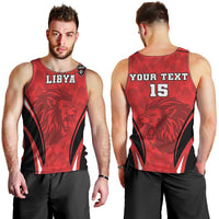 Custom Libya Football Men Tank Top Go Fursan al-Mutawasit - Wonder Print Shop