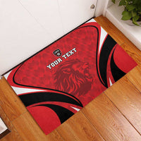 Custom Libya Football Rubber Doormat Go Fursan al-Mutawasit - Wonder Print Shop