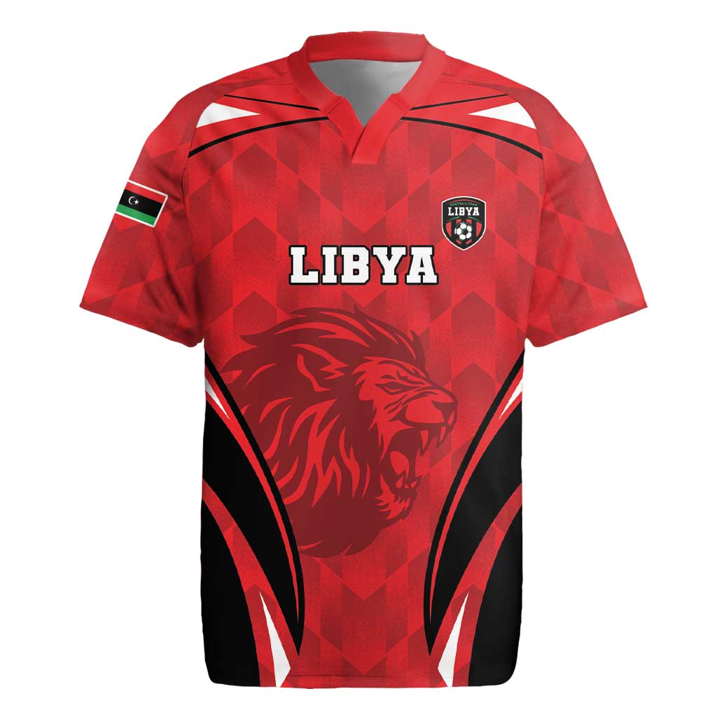 Custom Libya Football Rugby Jersey Go Fursan al-Mutawasit - Wonder Print Shop