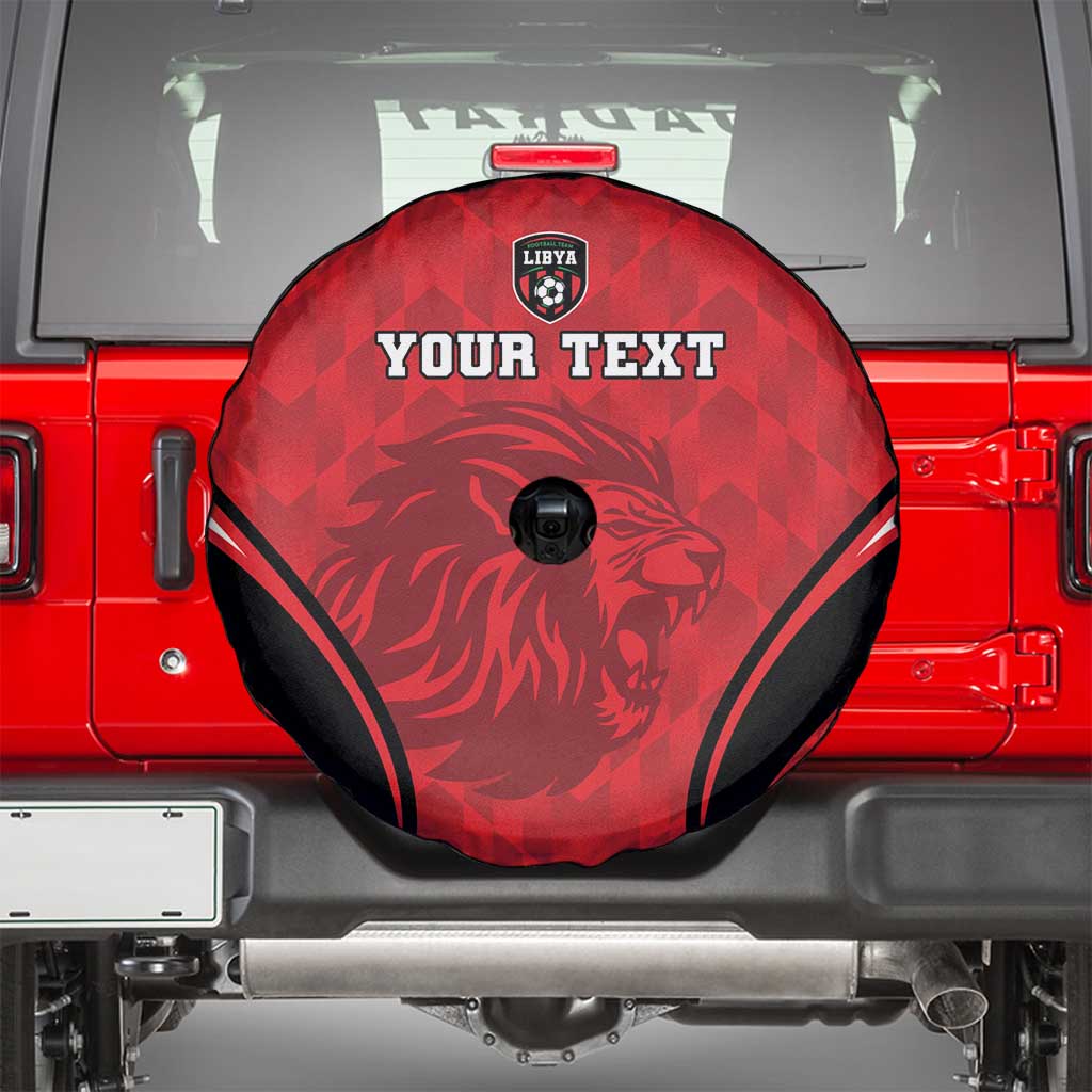 Custom Libya Football Spare Tire Cover Go Fursan al-Mutawasit - Wonder Print Shop