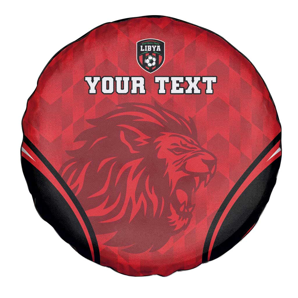Custom Libya Football Spare Tire Cover Go Fursan al-Mutawasit - Wonder Print Shop