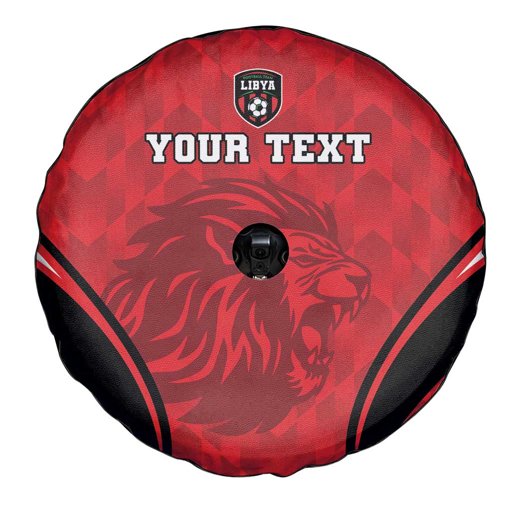 Custom Libya Football Spare Tire Cover Go Fursan al-Mutawasit - Wonder Print Shop