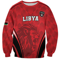 Custom Libya Football Sweatshirt Go Fursan al-Mutawasit - Wonder Print Shop