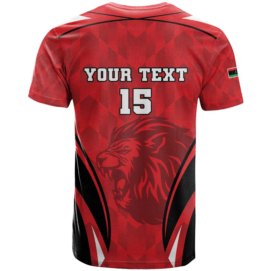 Custom Libya Football T Shirt Go Fursan al-Mutawasit - Wonder Print Shop