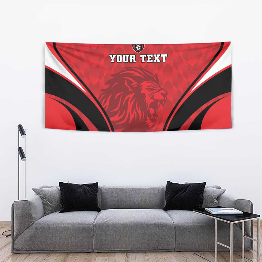 Custom Libya Football Tapestry Go Fursan al-Mutawasit - Wonder Print Shop