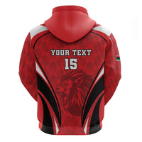 Custom Libya Football Zip Hoodie Go Fursan al-Mutawasit - Wonder Print Shop