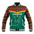 Custom Cameroon Football Baseball Jacket Go Champions - Toghu Pattern