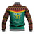 Custom Cameroon Football Baseball Jacket Go Champions - Toghu Pattern