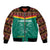 Custom Cameroon Football Bomber Jacket Go Champions - Toghu Pattern