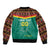Custom Cameroon Football Bomber Jacket Go Champions - Toghu Pattern