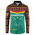 Custom Cameroon Football Button Sweatshirt Go Champions - Toghu Pattern