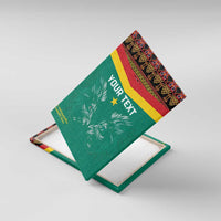 Custom Cameroon Football Canvas Wall Art Go Champions - Toghu Pattern