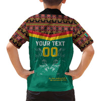 Custom Cameroon Football Hawaiian Shirt Go Champions - Toghu Pattern
