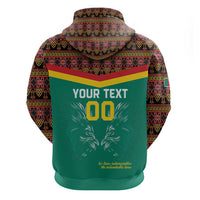 Custom Cameroon Football Hoodie Go Champions - Toghu Pattern