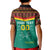 Custom Cameroon Football Kid Polo Shirt Go Champions - Toghu Pattern