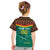 Custom Cameroon Football Kid T Shirt Go Champions - Toghu Pattern