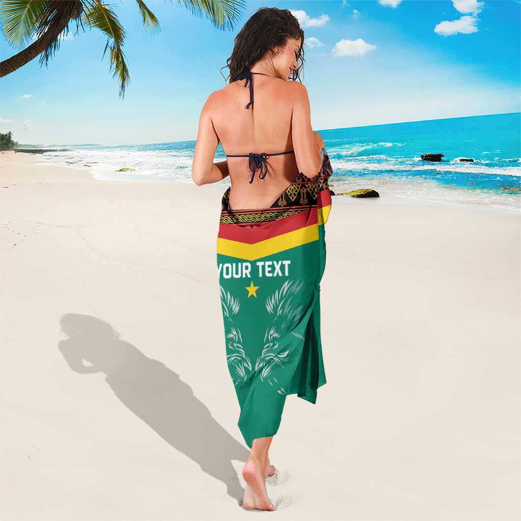 Custom Cameroon Football Sarong Go Champions - Toghu Pattern