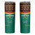 Custom Cameroon Football Skinny Tumbler Go Champions - Toghu Pattern