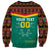 Custom Cameroon Football Sweatshirt Go Champions - Toghu Pattern