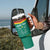 Custom Cameroon Football Tumbler With Handle Go Champions - Toghu Pattern