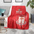 Custom Equatorial Guinea Football Blanket Allez Nzalang Nacional - Red Version