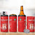 Custom Equatorial Guinea Football 4 in 1 Can Cooler Tumbler Allez Nzalang Nacional - Red Version