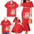 Custom Equatorial Guinea Football Family Matching Mermaid Dress and Hawaiian Shirt Allez Nzalang Nacional - Red Version