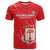 Custom Equatorial Guinea Football T Shirt Allez Nzalang Nacional - Red Version