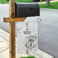 Custom Equatorial Guinea Football Garden Flag Allez Nzalang Nacional - White Version