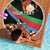 Personalized Eritrea Martyrs Day Beach Blanket Candlelight Vigil Shida Shoes
