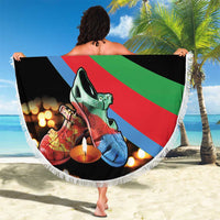 Personalized Eritrea Martyrs Day Beach Blanket Candlelight Vigil Shida Shoes