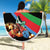 Personalized Eritrea Martyrs Day Beach Blanket Candlelight Vigil Shida Shoes