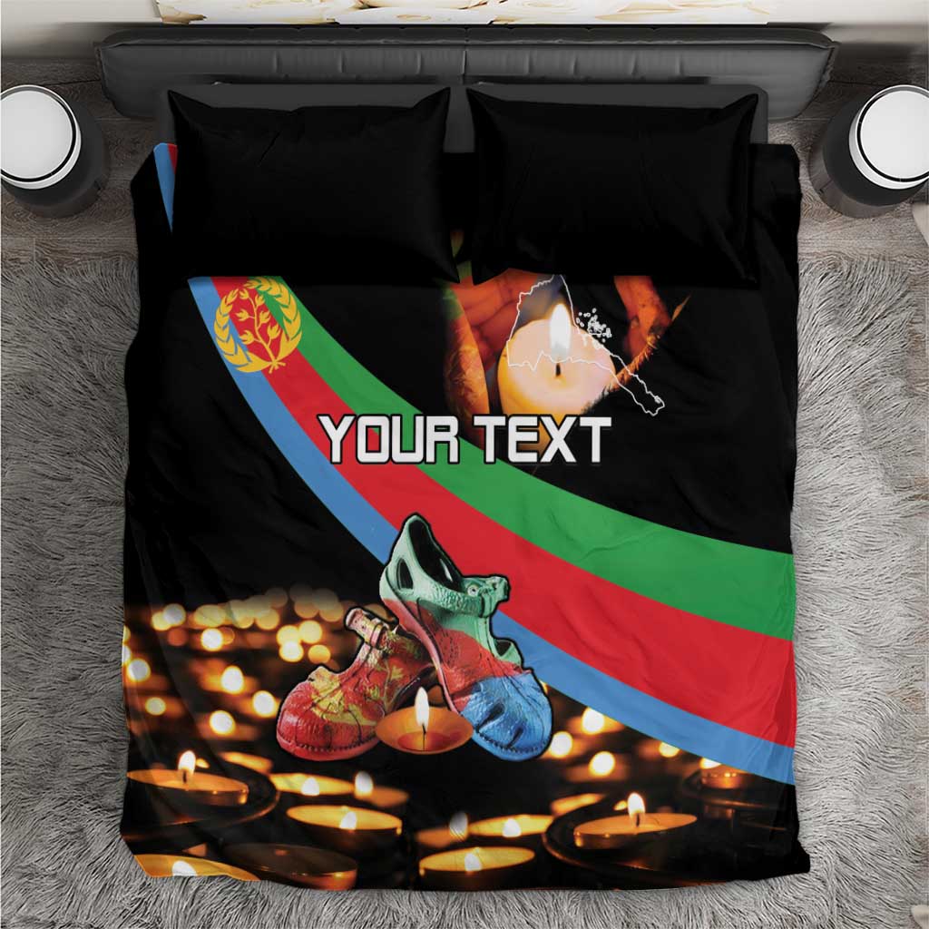 Personalized Eritrea Martyrs Day Bedding Set Candlelight Vigil Shida Shoes