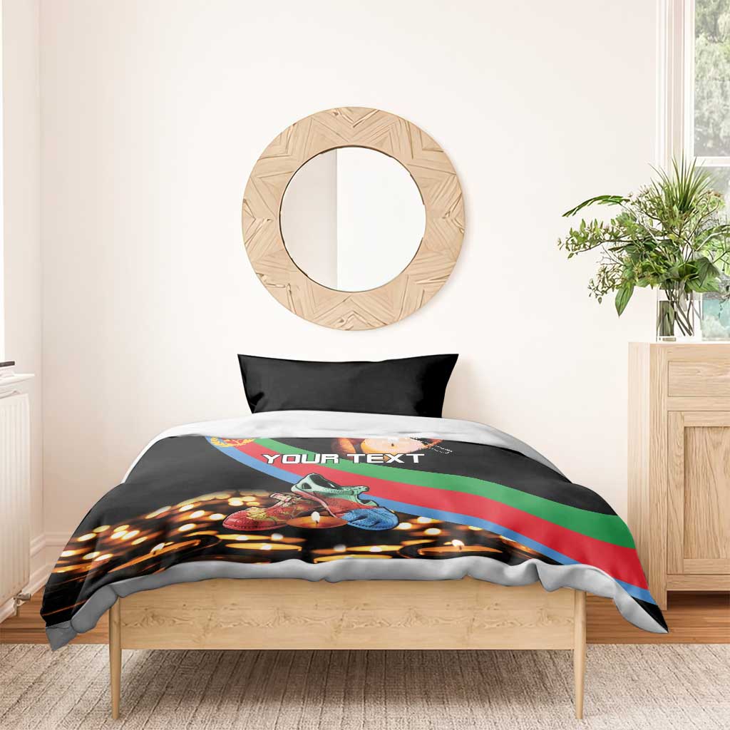 Personalized Eritrea Martyrs Day Bedding Set Candlelight Vigil Shida Shoes