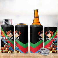 Personalized Eritrea Martyrs Day 4 in 1 Can Cooler Tumbler Candlelight Vigil Shida Shoes