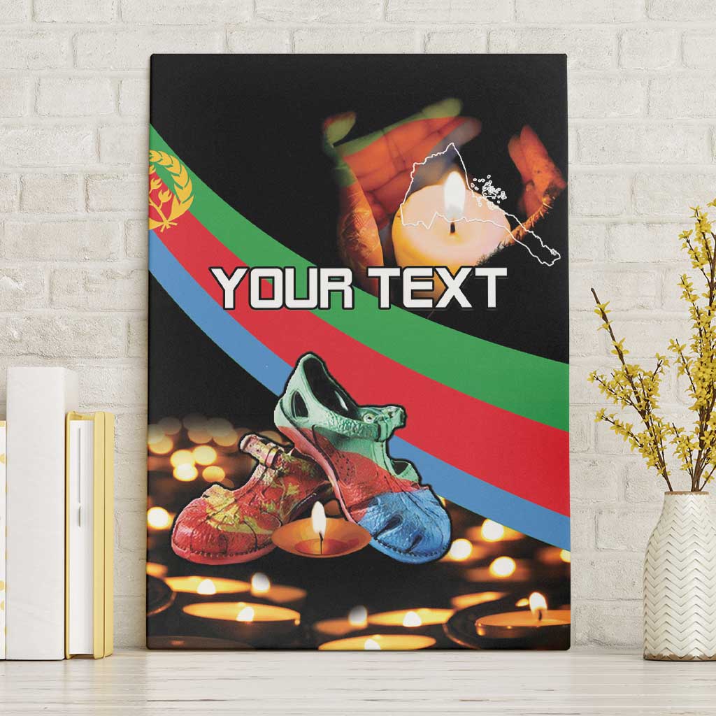 Personalized Eritrea Martyrs Day Canvas Wall Art Candlelight Vigil Shida Shoes