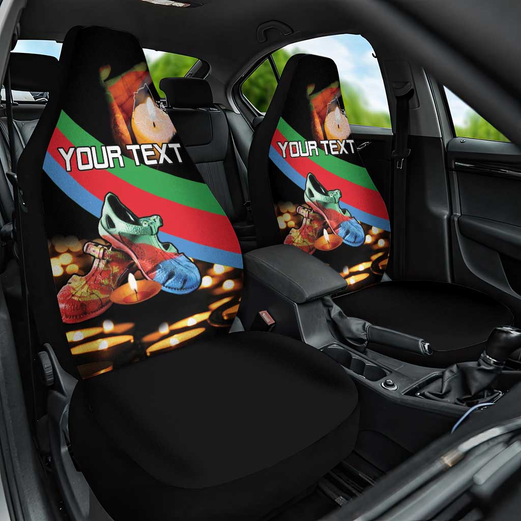Personalized Eritrea Martyrs Day Car Seat Cover Candlelight Vigil Shida Shoes