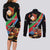 Personalized Eritrea Martyrs Day Couples Matching Long Sleeve Bodycon Dress and Long Sleeve Button Shirt Candlelight Vigil Shida Shoes