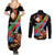 Personalized Eritrea Martyrs Day Couples Matching Summer Maxi Dress and Long Sleeve Button Shirt Candlelight Vigil Shida Shoes