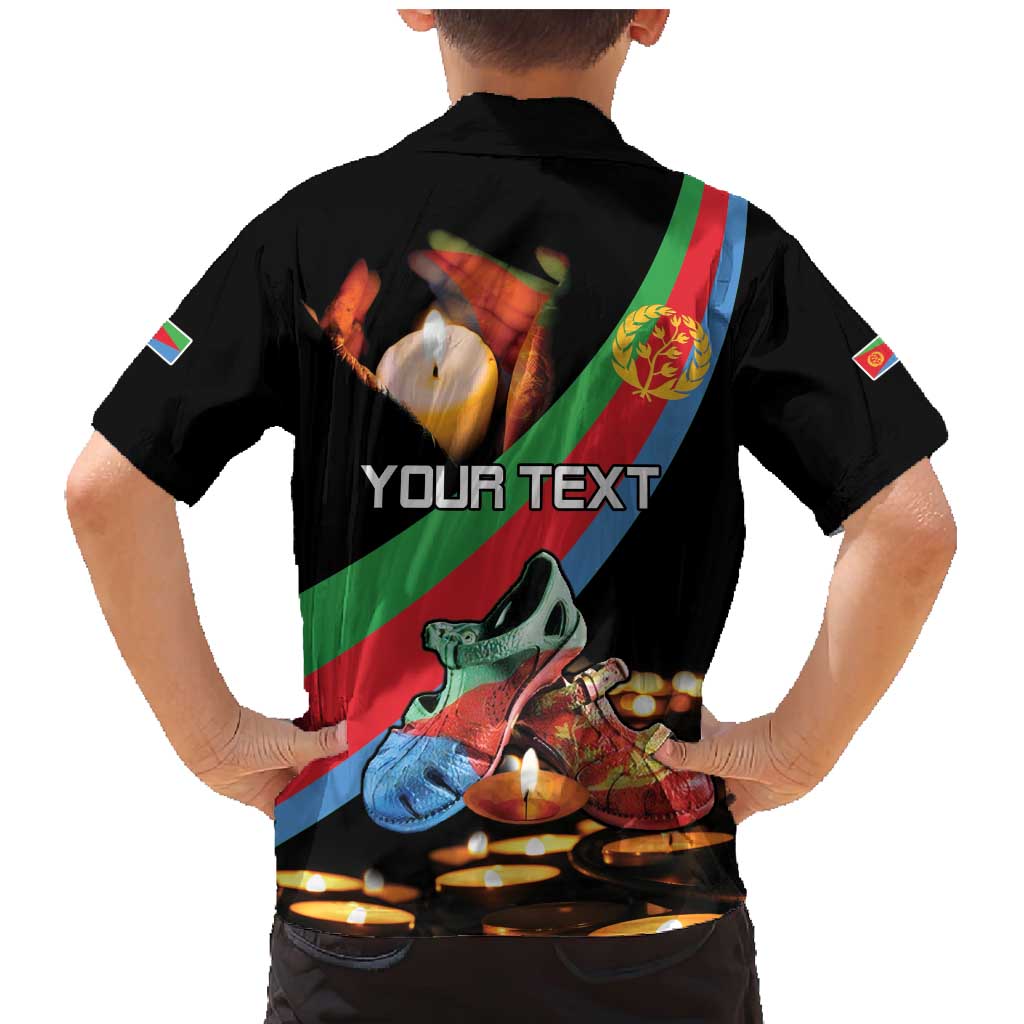 Personalized Eritrea Martyrs Day Family Matching Mermaid Dress and Hawaiian Shirt Candlelight Vigil Shida Shoes